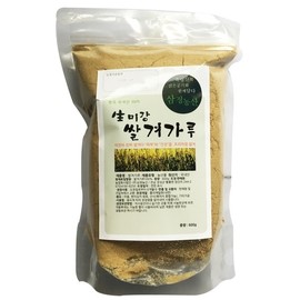 This is real rice bran. 4 clean premium rice bran / 이것이 진짜 쌀겨다 깨끗한 프리미엄 미강 4개