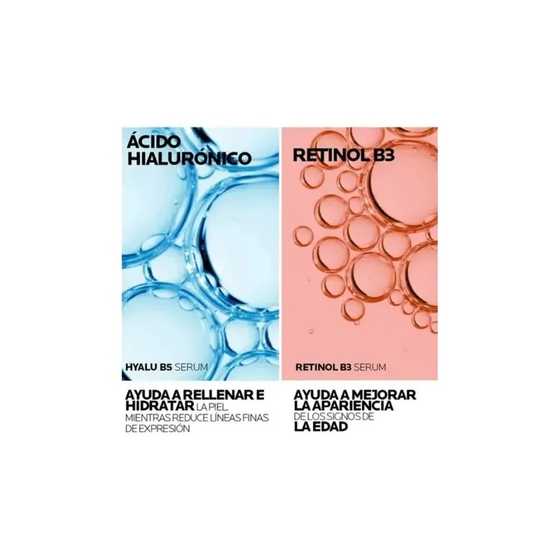 Kit Hidratante Serum Hyalu B5 Retinol B3 La Roche Posay