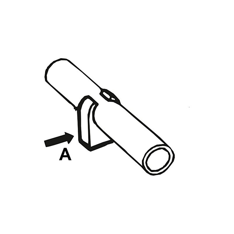 CORNAT TP560405 Pipe Clips Single 22 mm (25)