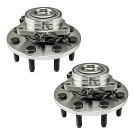 KAX 515089 Pair Front Wheel Hub Bearing Compatible with 2003-2005 Dodge Ram 3500 5.9T RWD,8 Lug W/ABS