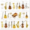 Ambiente Servietten Lunch/Party/ca. 33x33cm Orchestra - ideal als Geschenk