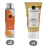 Kit Anew: 2 Tónicos Faciales Vitamina C 90ml + Mascarilla