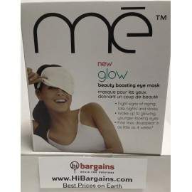 me glow new  Beauty Boosting Eye Mask NIB white