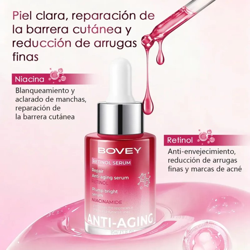 Suero Retinol Anti-envejecimiento Rejuvenece Piel Manchas Todo Tipo De Piel