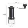 Coffee Grinder,Manual Coffee Grinder,Adjustable Thickness Burr Coffee Grinder,Manual Portable Coffee