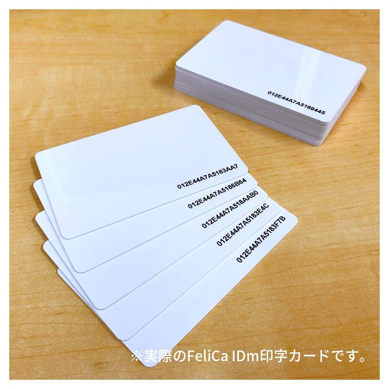 5 IDm 16 Digit Black FeliCa Lite-S Blank White RC-S966