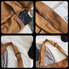 Canvas Messenger Bag Large Capacity Hobo Crossbody Bag with Multiple