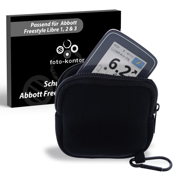 foto-kontor Case Compatible with Abbott Freestyle Libre 1, 2 &