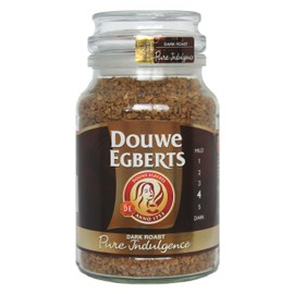 Douwe Egberts Pure Indulgence Instant Coffee in Jar, Dark Roast, 7.05-Ounce, 200 gram