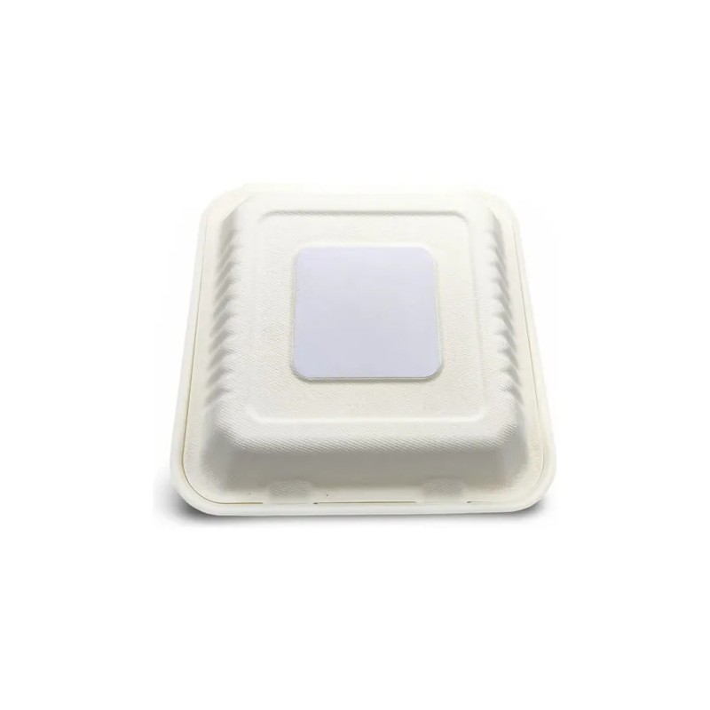 Contenedor Biodegradable 9 X 9 .de Caña 200 Pzs Especial.