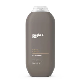 Method Men Body Wash, Cedar and Cypress, Paraben and Phthalate Free, Quick-Lathering Cleansers, Cruelty Free, 18 oz (Pack of 1)