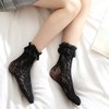 Gearmax 6 Pairs Vintage Ankle Socks Lace Ruffle Frilly Socks