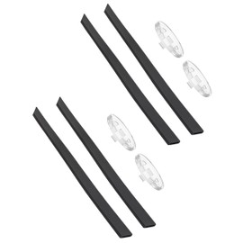 BLAZERBUCK Sock Kits Earsocks & Nosepieces for Oakley Steel Plate OX3222 Eyeglasses - Black + Black