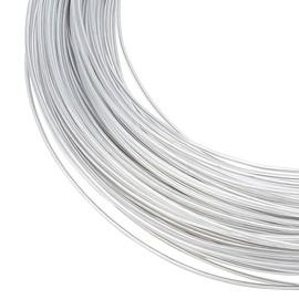 HOBBIESAY 18 Gauge PVC Plastic Covered Aluminum Wire 196.85 Feet Bendable Aluminum Craft Wire with PVC Coating Flexible Bendy Crafting Wire for Hair Bows Headbands Shaping Hat Brim