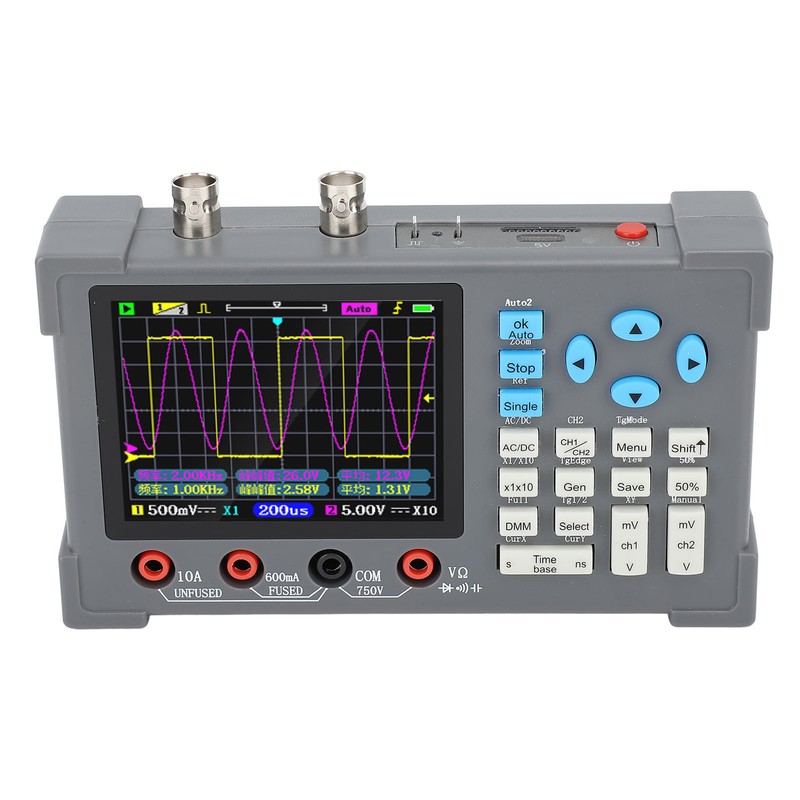 Digital Multimeter 2 Channels 120Mhz Bandwidth 250MSa/s Sampling Rate 500M