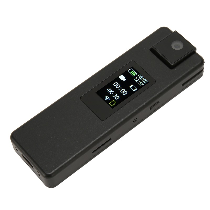 Body Worn Camera Wireless WiFi 4K Motion Monitoring Function Large