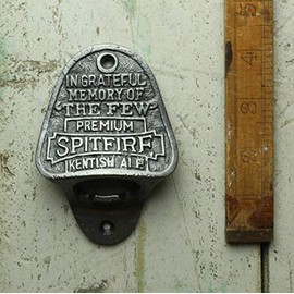HARDWARE FOR YOU LTD Spitfire Rustic Vintage Wall Mounted CAST Iron Bottle Opener