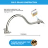 Lordear Shower Extension Arm 16 Inch Foldable Shower Head Extension