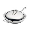Tramontina Signature Tri-Ply Clad Stainless Steel 12.5-Inch Wok with lid,