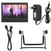 7 Inch Portable Monitor 1024x600 Multifunction Display Support HDMi VGa