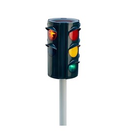 Big Traffic Light Ampelmann (71 cm) - Large Traffic Light Toy for Children from 3 Years with Light & Iconic Traffic Light Man, Children's Basket with 4 Playable Sides for Indoor and Outdoor Use