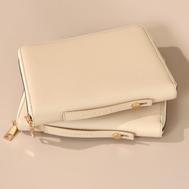 Lore Baby Ecru Passport Case, Mother and Child Notebook,