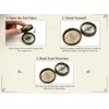 Antique Robert Frost Poem Compass-Pocket Compass w Leather Case