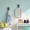 Umbra Woody Hooks, Decorative Wall Coat Rack with 4 Hooks