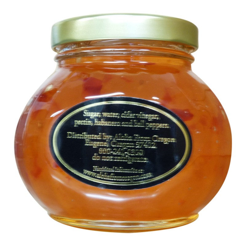 Aloha From Oregon Pepper Jelly Preserves, 10 Ounce Jar (Mango