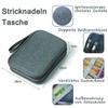 Banshanhai Stricknadeln Tasche,Organizer Tasche für Rundstricknadeln, Stricknadeln und anderes Zubehör,