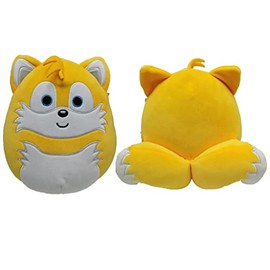 Squishmallow Kellytoy SEGA Sonic, Knuckles, Tails, Shadow Plush Toy (8 Sonic The Tails)