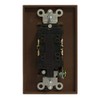 RiteAV 15A Electrical Duplex Receptacle Wall Outlet Plate 1 Gang