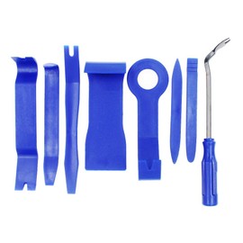 Gebildet 6pcs Car Trim Stainless Steel Removal Tool, Car Interior Door Audio Radio Panel Dashboard Strong Removal Kit, Heavy Duty
