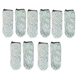 GRIRIW 10Pcs Cut Resistant Finger Cots Durable Thumb Sleeves for Use Breathable Material Lightweight Protection for Safe Cutting Handling