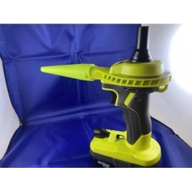 ForteFabrica Tight Space Cone Nozzle for Ryobi P738 18v inflator - Extended small tip 10mm - Custom Color