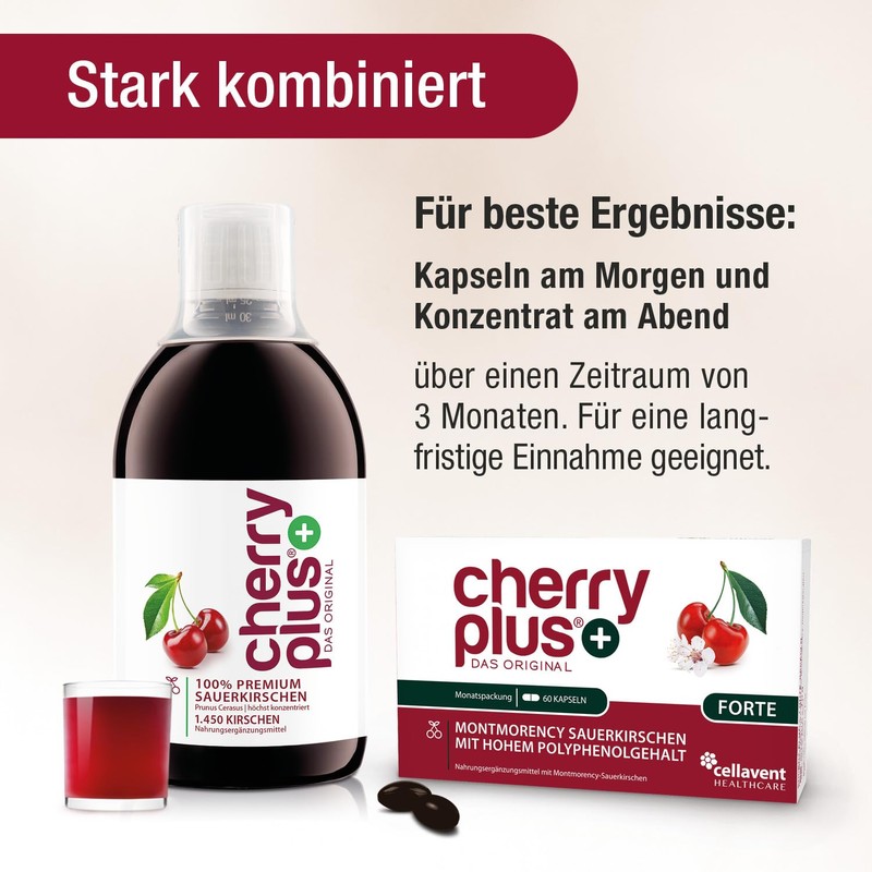 Cherry Plus-Das Original Montmorency tart cherry juice + tart cherry