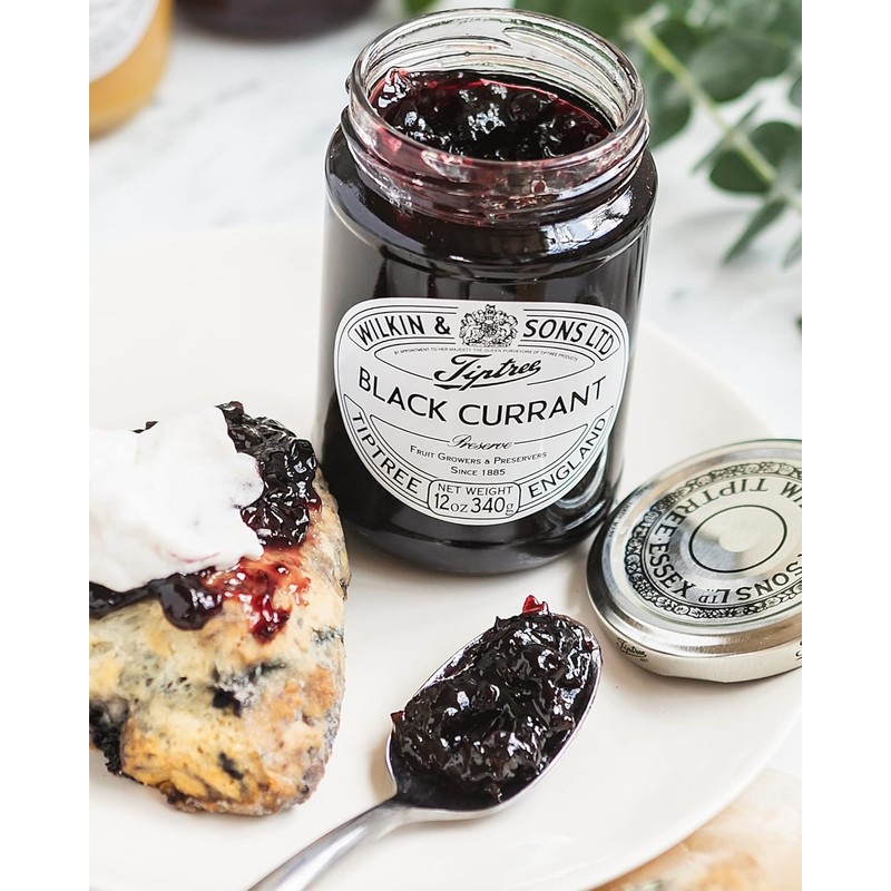 Tiptree Black Currant Preserve 12oz Jar by Wilkin & Sons