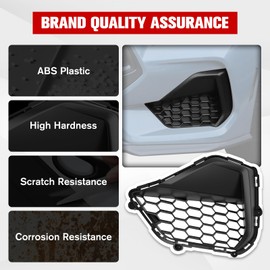 LitMiRaCle Front Bumper Side Grille Trim Cover Compatible with Ford Mustang S650 GT 2024 2025, Front Lower Intake Air Duct Vent Cover for Mustang GT/GT Premium Accessories