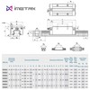 iMetrx HGR20 Linear Guide Rail Kit - 2 Pcs 400mm
