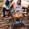 Plasticocina Mini Parrilla Carbón Portátil Plegable Acero Inoxidable