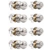 Probrico Door Knob and Single Cylinder Deadbolt Lock Set, Satin