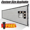 Royal Shade Custom Size 5' x 15' Grey Fence Privacy