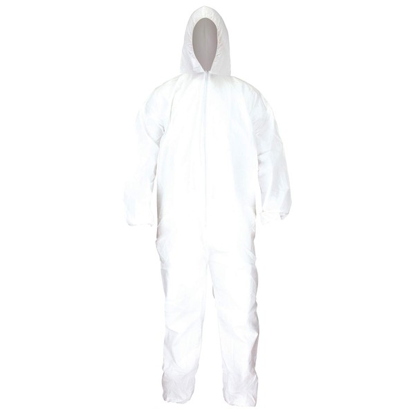 SAS Safety 6896 Gen-Nex All-Purpose Hooded Professional Grade Painter's Coverall, XXX-Large, White