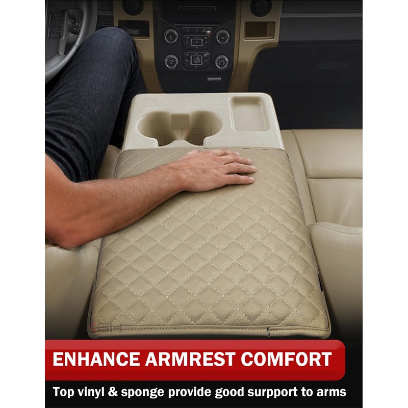 KBH Center Console Armrest Cover for Ford F150 2011 2012