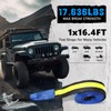 5m Tow Rope,Heavy Duty Tow Strap With Reflective Strips, Car