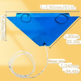 Mini Split Cleaning Bag, for Home Air Conditioning Units Air Conditioner Cleaning Kit, Mini Split Cleaning Kit for DIY Daily Cleaning of Wall-Mounted Air Conditioners (Blue with Kettle)