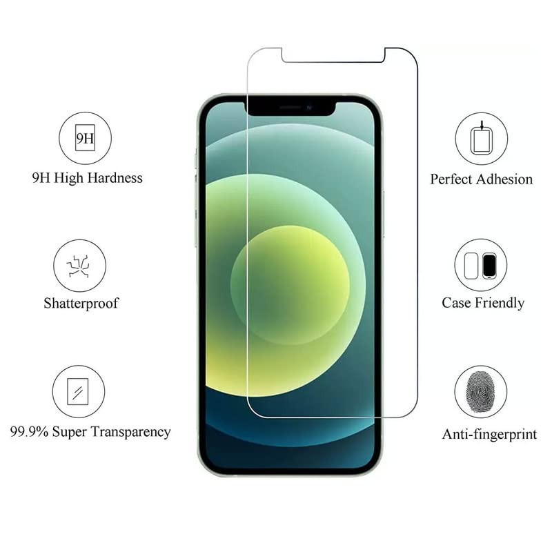 WDMYLFTW Case for Blackview Wave 6C + [2 Pack] Glass