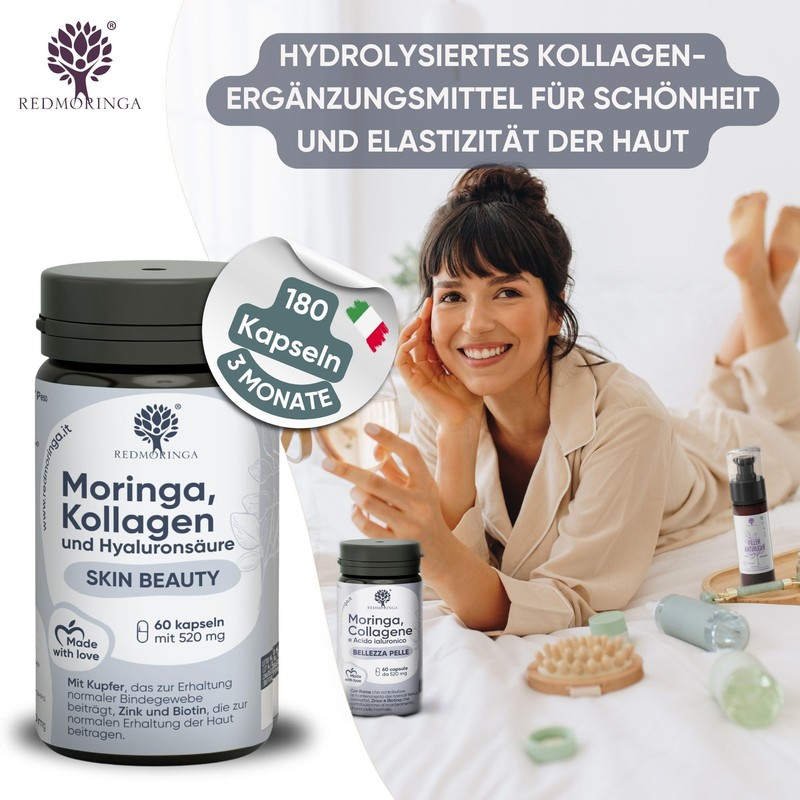 Marines Collagen and Hyaluronic Acid with Copper, Zinc, Biotin, Vitamin
