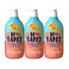Happy Bath 해피바스 스마일 바디워시 브라이트닝 자몽오렌지 900g 3개 Happybath
