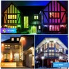 Jaxguom RGB LED Outdoor Spotlight, 2 x 30 W with